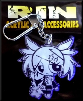 【クリックでお店のこの商品のページへ】【同人グッズ】ボーカロイド キーホルダー 鏡音リン ACRYLIC ART ACCESSORIS (描き人しらず)