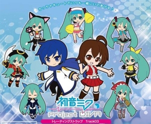 【クリックでお店のこの商品のページへ】【グッズ-ストラップ】初音ミク-Project DIVA- トレーディングストラップ Track03