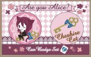 【クリックで詳細表示】【グッズ-バッチ】Are you Alice？ 缶バッジセット/C チェシャ猫