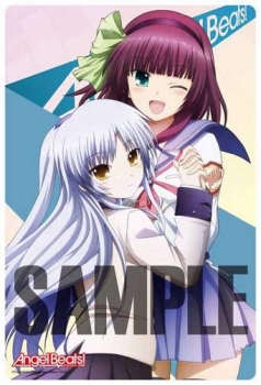 【クリックでお店のこの商品のページへ】【グッズ-マウスパット】Angel Beats！ 大判マウスパッド ゆり＆かなで