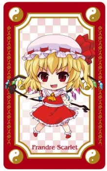 【クリックで詳細表示】【グッズ-シール】東方Project デコレーションジャケット フランドール・スカーレット