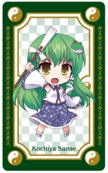 【クリックで詳細表示】【グッズ-シール】東方Project デコレーションジャケット 東風谷早苗