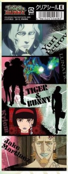 【クリックでお店のこの商品のページへ】【グッズ-シール】TIGER＆BUNNY クリアシール/E 敵対者