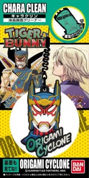 【クリックで詳細表示】【グッズ-携帯窓拭き】キャラクリン TIGER＆BUNNY 折紙サイクロン C