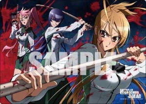 【クリックで詳細表示】【グッズ-マット】A3クリアデスクマット第3段 学園黙示録 HIGHSCHOOL OF THE DEAD 集合