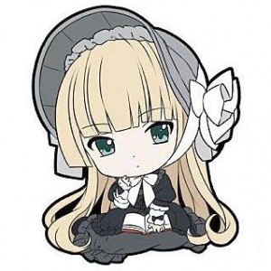 【クリックでお店のこの商品のページへ】【グッズ-ストラップ】GOSICK-ゴシック- ぺたん娘 ラバーストラップ ヴィクトリカ B