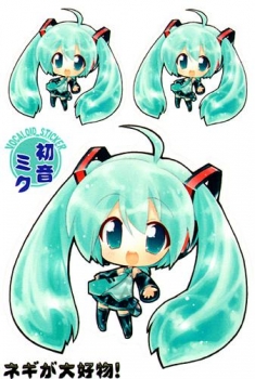 【クリックでお店のこの商品のページへ】【同人グッズ】ボカロステッカー 初音ミク