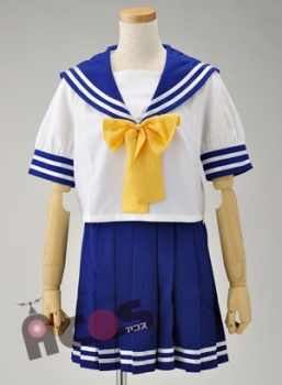 【クリックでお店のこの商品のページへ】【コスプレ-衣装】らき☆すた 陸桜学園高校制服(女子夏服)/SIZE-S