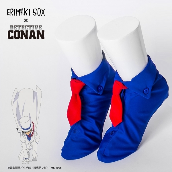 ERIMAKI SOX×名探偵コナン エリマキソックス 怪盗キッドモデル 23～25cm