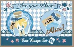【クリックで詳細表示】【グッズ-バッチ】Are you Alice？ 缶バッジセット/A アリス