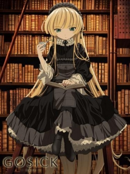 【クリックで詳細表示】【グッズ-タオル】GOSICK もふもふひざ掛け キービジュアル柄2