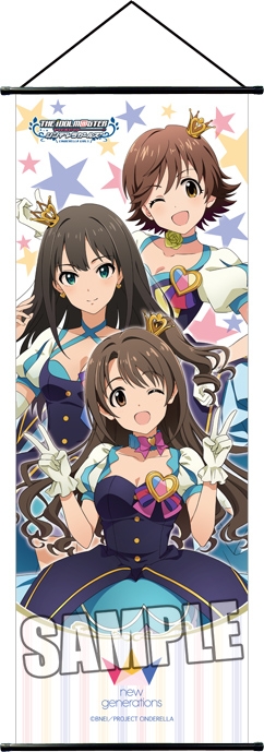 アイドルマスター シンデレラガールズ スリムタペストリー new generations