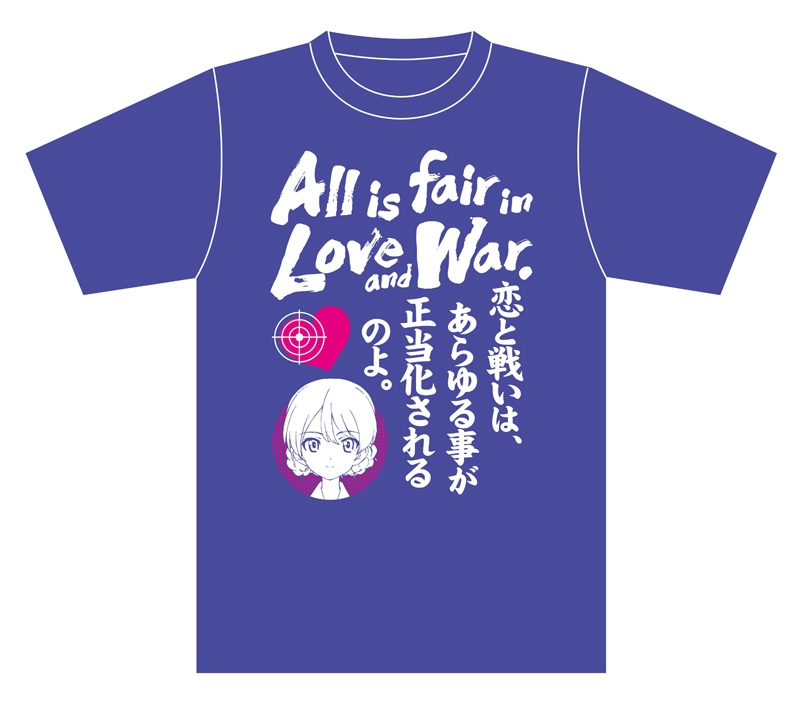 劇場版 ガールズ&パンツァー ダージリン様の格言Tシャツ3/L