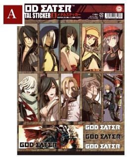 【クリックでお店のこの商品のページへ】【グッズ-ステッカー】GOD EATER ステッカー/A キャラ絵