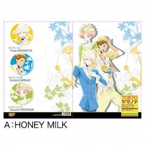 【クリックでお店のこの商品のページへ】【グッズ-クリアファイル】TOKYOヤマノテBOYS クリアファイル/A HONEY MILK