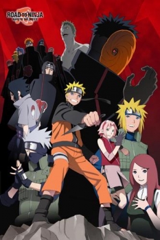 【クリックで詳細表示】【グッズ-タオル】ROAD TO NINJA NARUTO THE MOVIE もふもふビッグタオル キービジュアル 柄