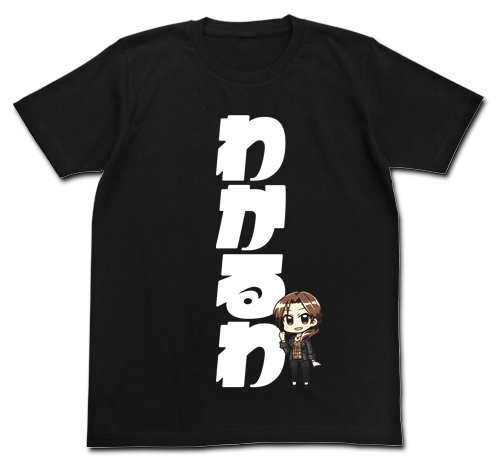 アイドルマスター シンデレラガールズ 川島瑞樹わかるわTシャツ /BLACK-M