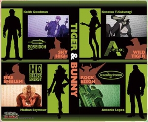 【クリックで詳細表示】【グッズ-ファイル】TIGER＆BUNNY DVD・CDファイル/A 虎徹、アントニオ、キース、ネイサン