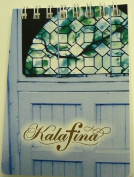 【クリックでお店のこの商品のページへ】【グッズ-メモ帳】Kalafina ミニメモ帳/ ステンド・青