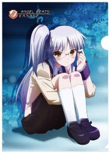 【クリックでお店のこの商品のページへ】【グッズ-クリアファイル】Angel Beats！ クリアファイル/B 天使