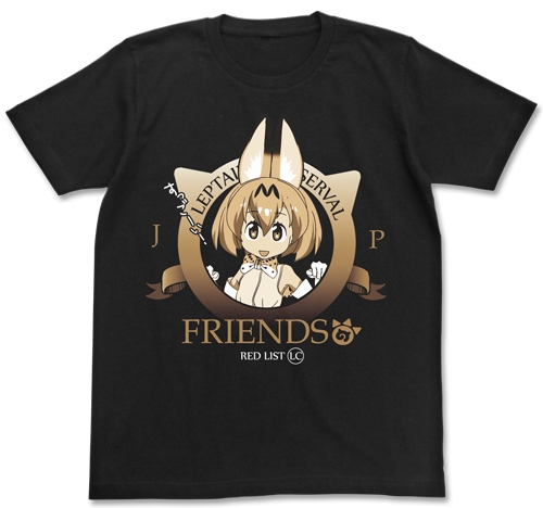 けものフレンズ けものフレンズ Tシャツ BLACK L