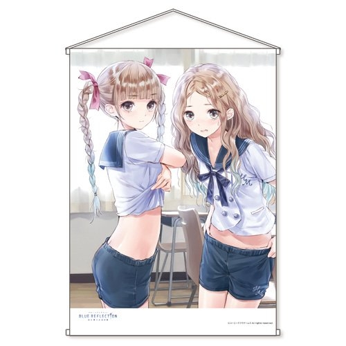 BLUE REFLECTION B2ダブルスエードタペストリー/ユズ・ライムお着替えVer.