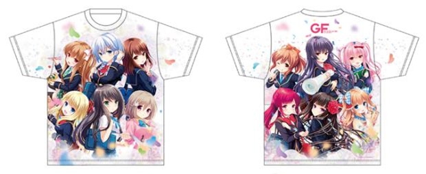 ガールフレンド(仮)冬コミ商品 マドンナ選抜総選挙TOP12Tシャツ(全1種) アニメ・キャラクターグッズ新作情報・予約開始速報