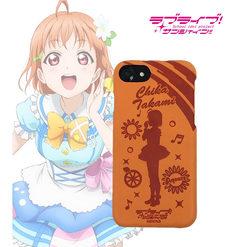 ラブライブ!サンシャイン!!　レザーケース for iPhone 7 / 6s / 6 高海千歌 ver アニメ・キャラクターグッズ新作情報・予約開始速報