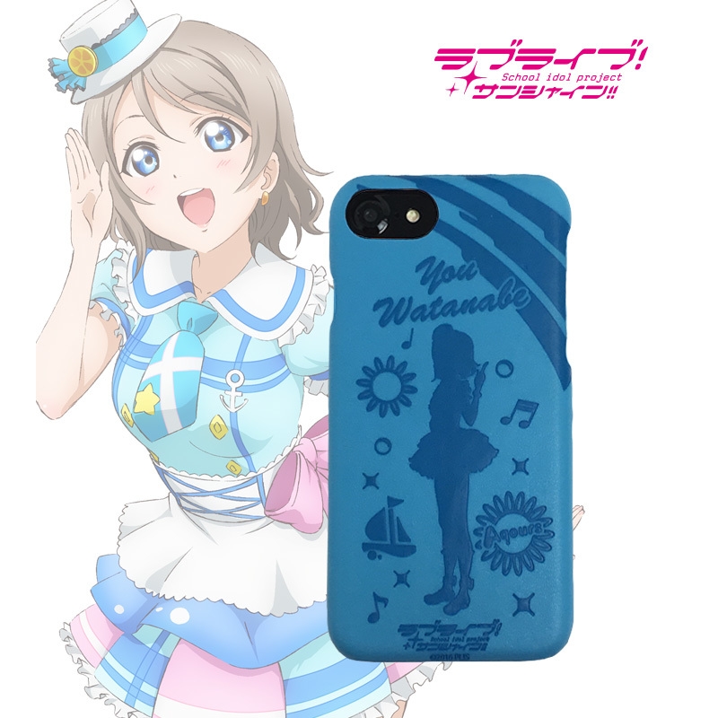 ラブライブ!サンシャイン!!　レザーケース for iPhone 7 / 6s / 6 渡辺 曜 ver アニメ・キャラクターグッズ新作情報・予約開始速報