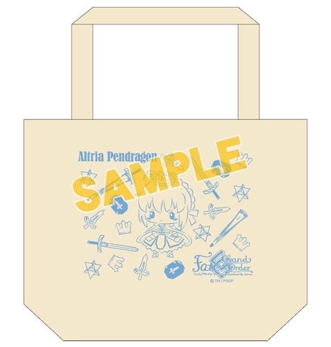 【グッズ-バック】特価 Fate/Grand Order 【Design produced by Sanrio】ランチトートバッグ アルトリア・ペンドラゴン