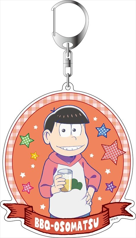 おそ松さんデカキーホルダー おそ松 BBQ松ver. アニメ・キャラクターグッズ新作情報・予約開始速報