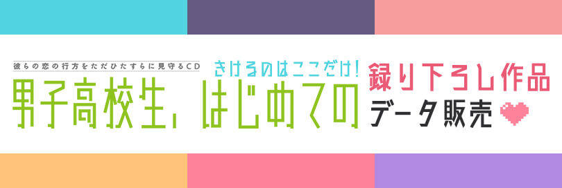 男子高校生はじめての データ販売