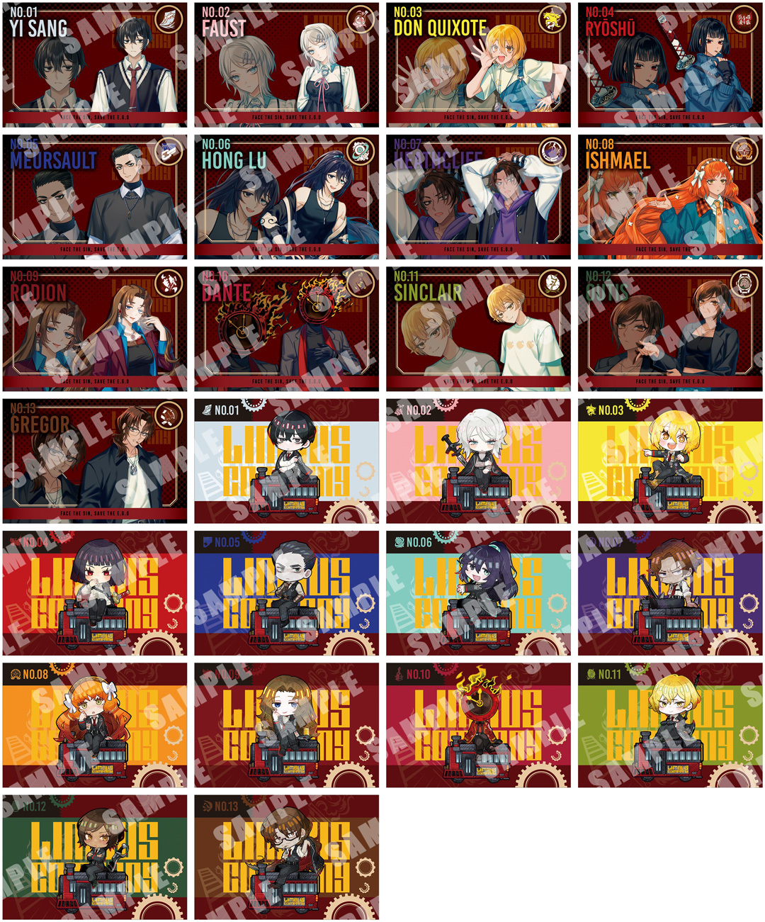 Limbus Company Fair Bonus Postcard